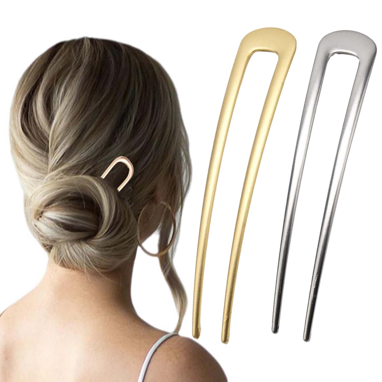 Hair Care Kit - French U Shaped Hair Pins Vintage
