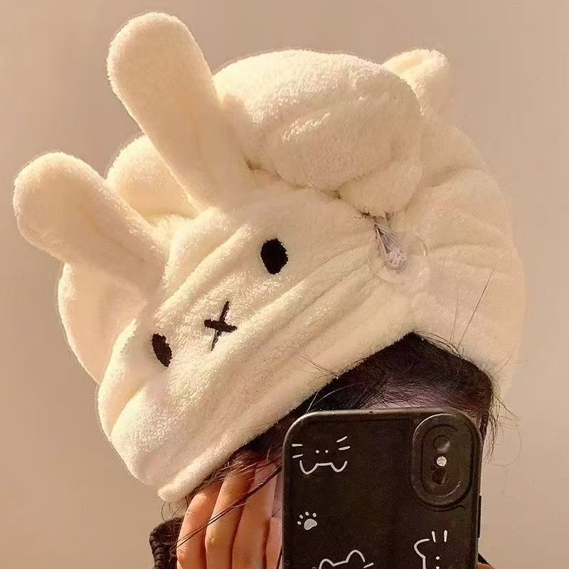 Hair Care Good Hair - Cute Rabbit Ear Hat Miffy Dry