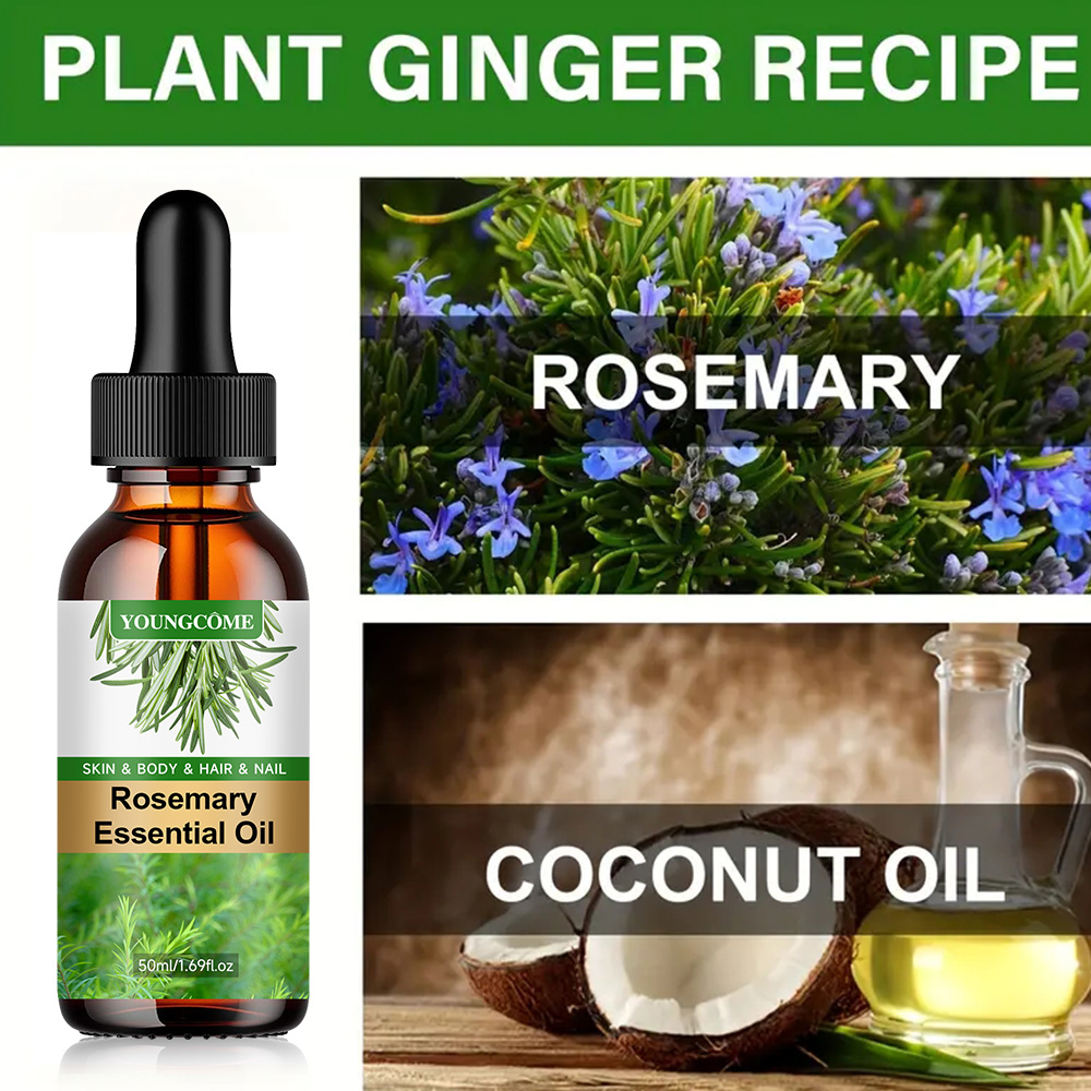 Hair Care Natural Products - Rosemary Essential Oil Hair Growth Oils