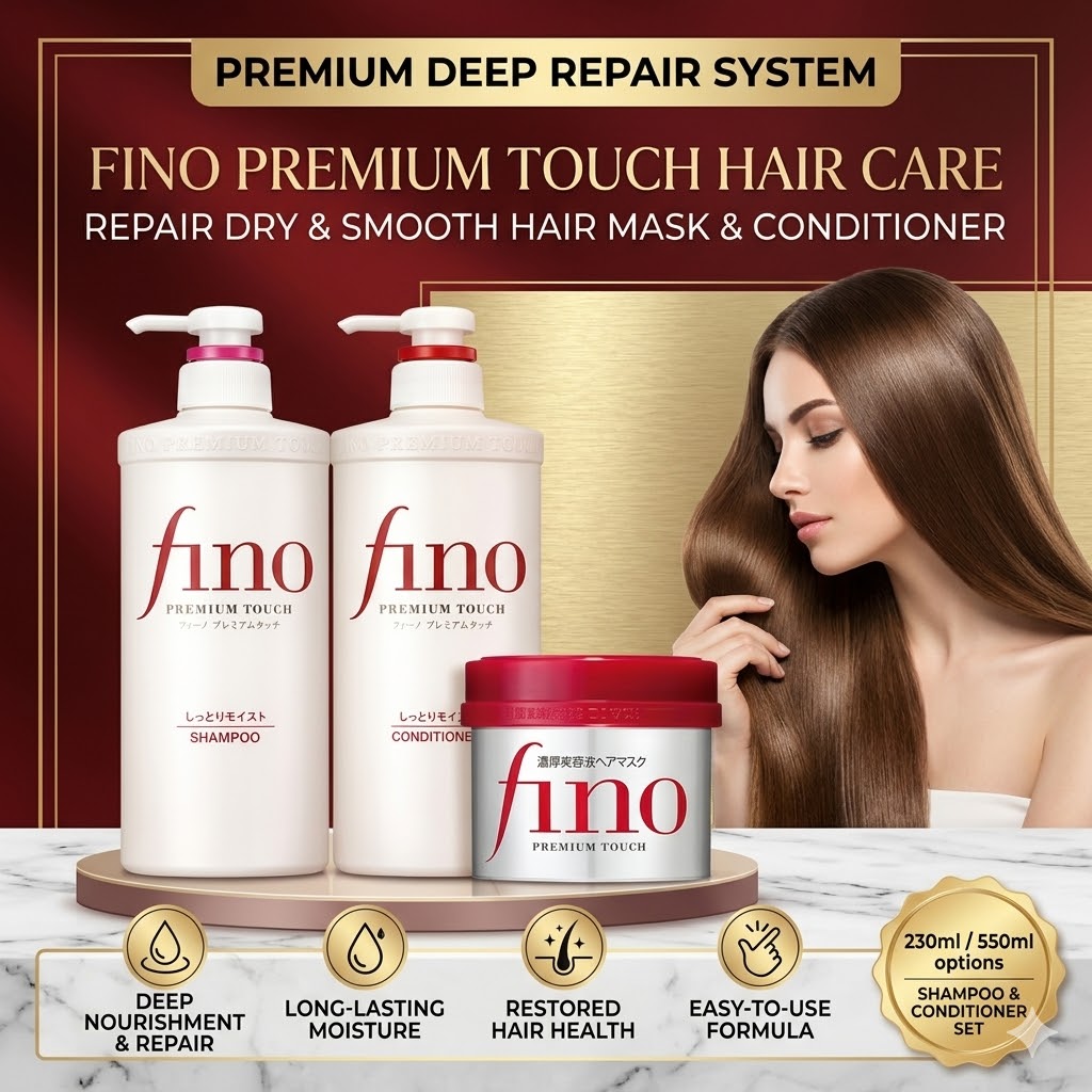 Hair Care Dandruff - Fino Premium Touch Hair Care Set