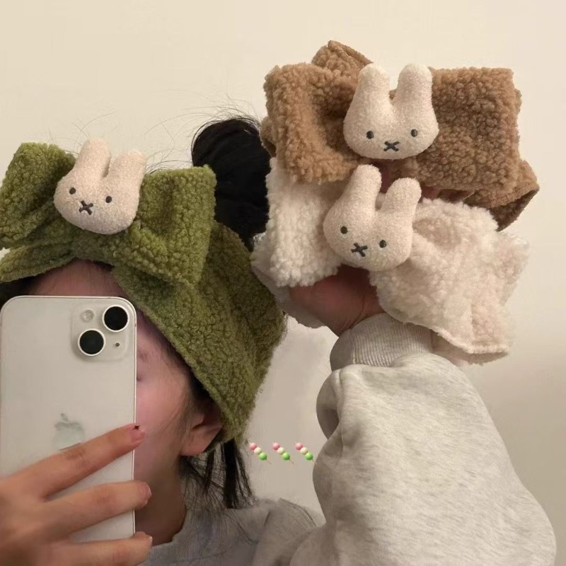 Miffy Cute Cartoon Elastic Bow - Hair Care Good Hair 评论和价格