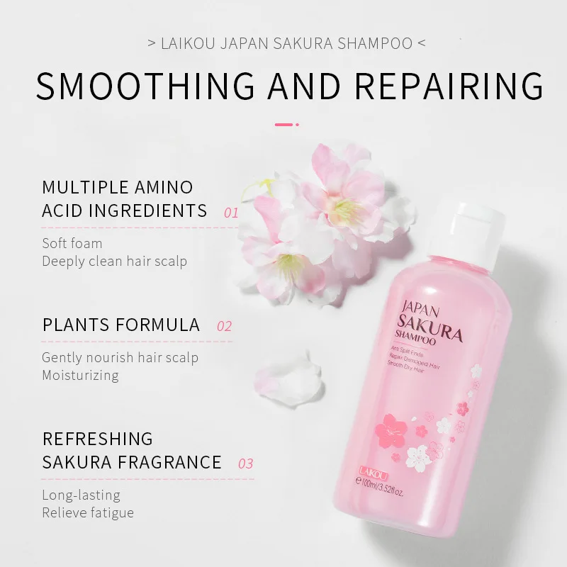 LAIKOU Japan Sakura  Shampoo R - Hair Care Dandruff 评论和价格