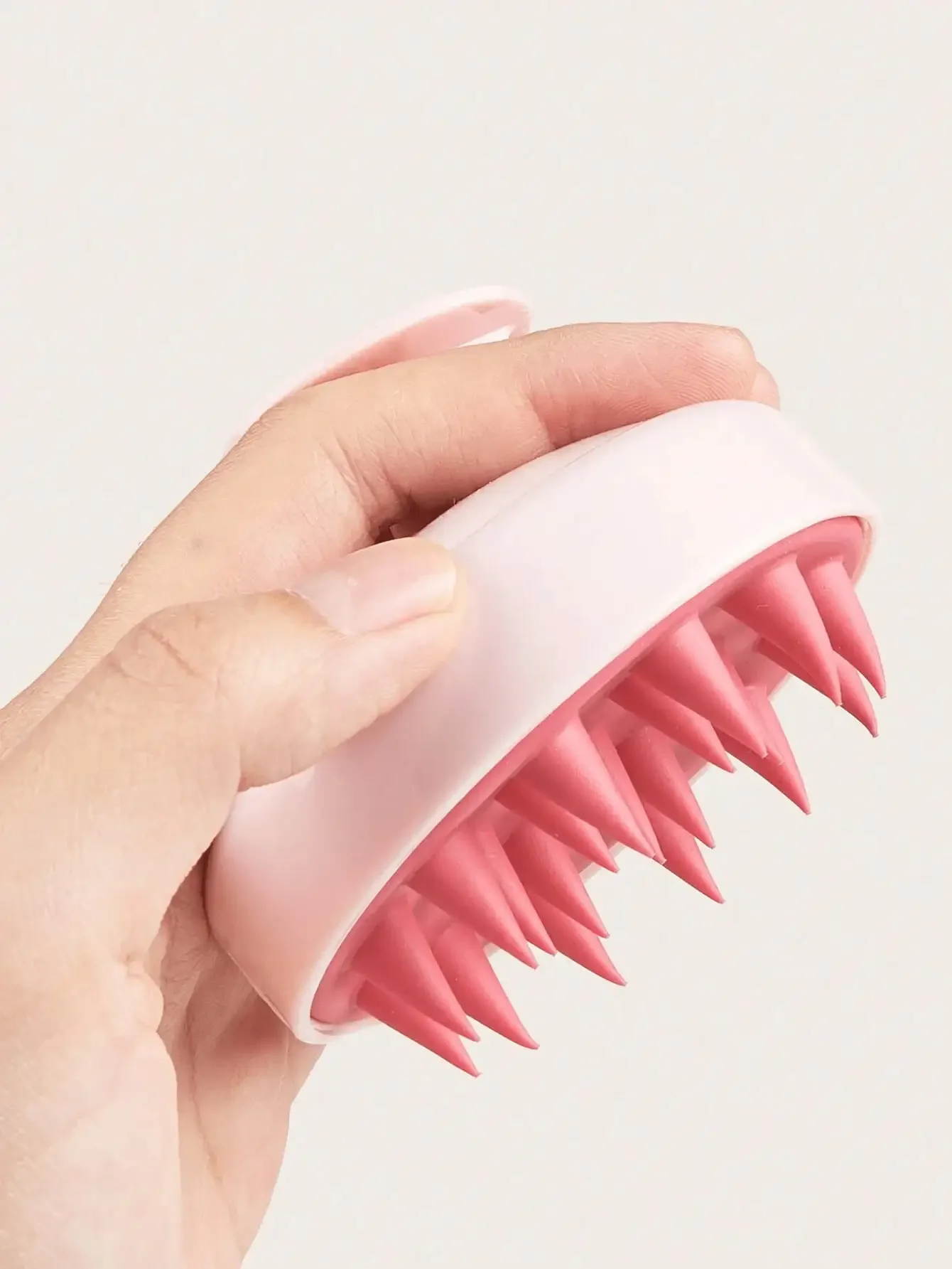 1pc Soft Silicone Scalp Massag - Hair Care For Curly Dry Hair 评论和价格