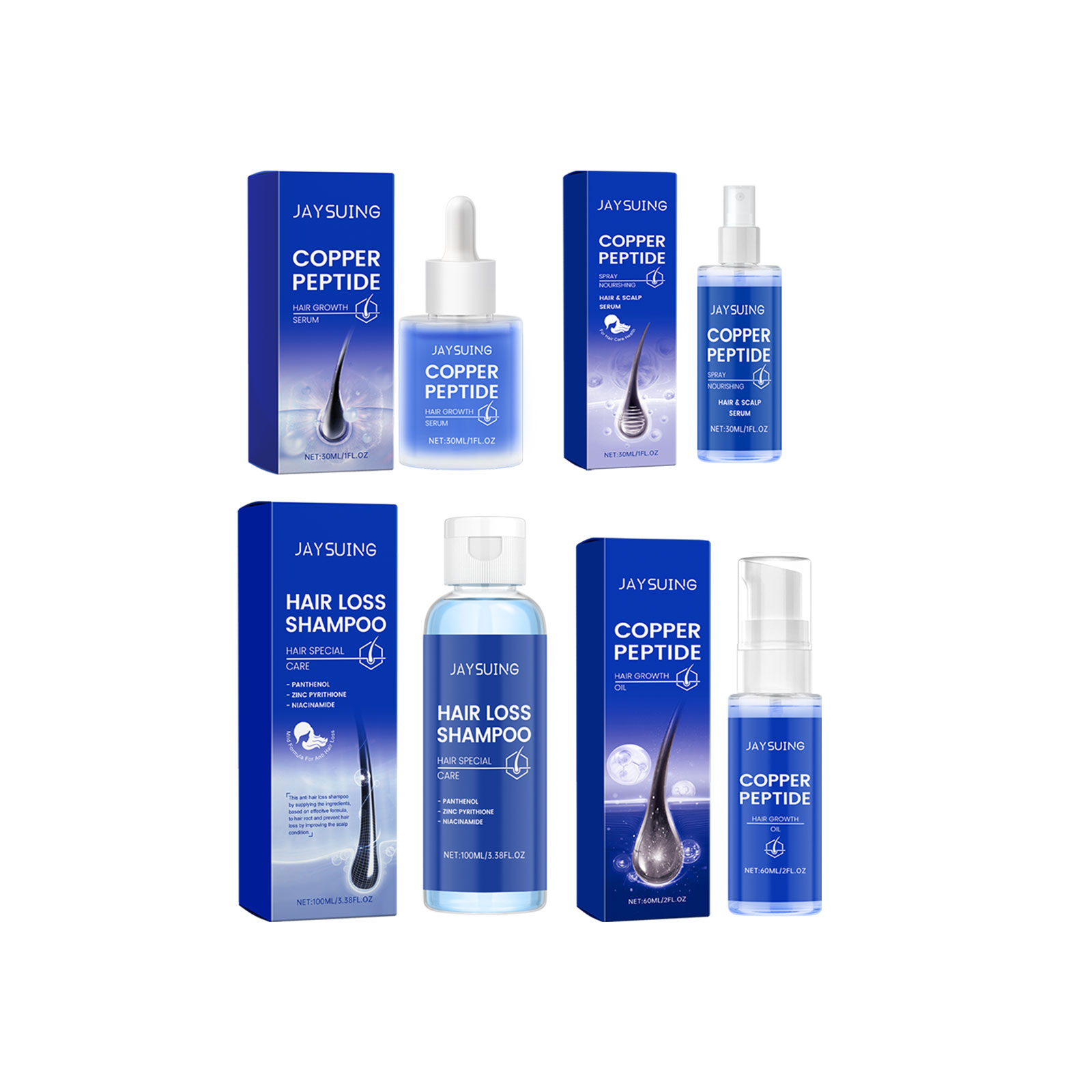 Copper Peptide Shampoo Hair Gr - Hair Care Oil Serum 评论和价格