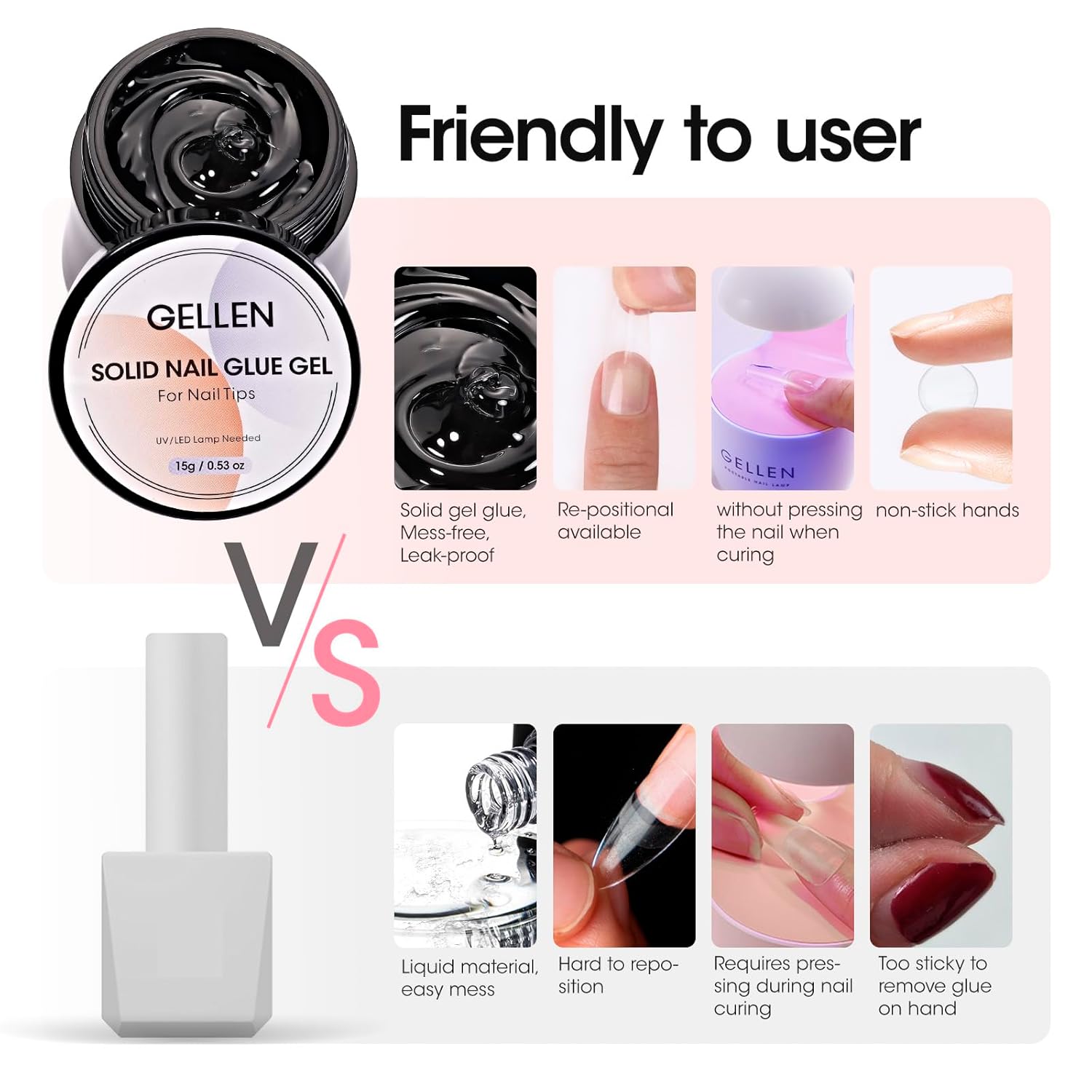 GELLEN Nail Solid Glue Builder - Hair Care Gel 评论和价格