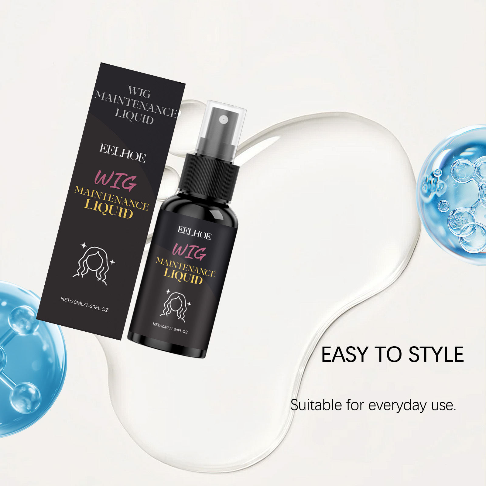 Eelhoe Coconut Wig Fluffy Spra - Hair Care For Curly Dry Hair 评论和价格