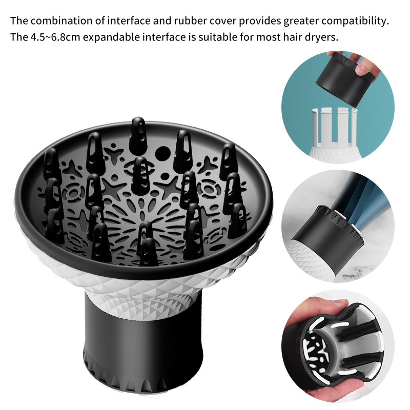 Universal Hair Dryer Diffuser  - Hair Care For Curly Dry Hair 评论和价格