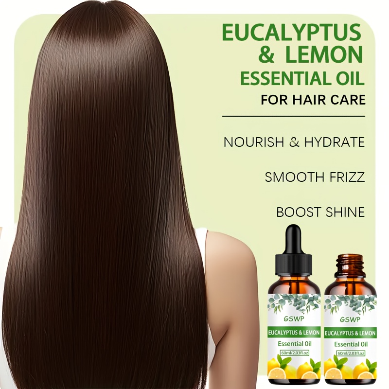 GSWP 60ml Eucalyptus Lemon Ess - Hair Care Fragrance Essential Oil 评论和价格