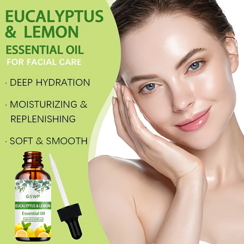 GSWP 60ml Eucalyptus Lemon Ess - Hair Care Fragrance Essential Oil 评论和价格