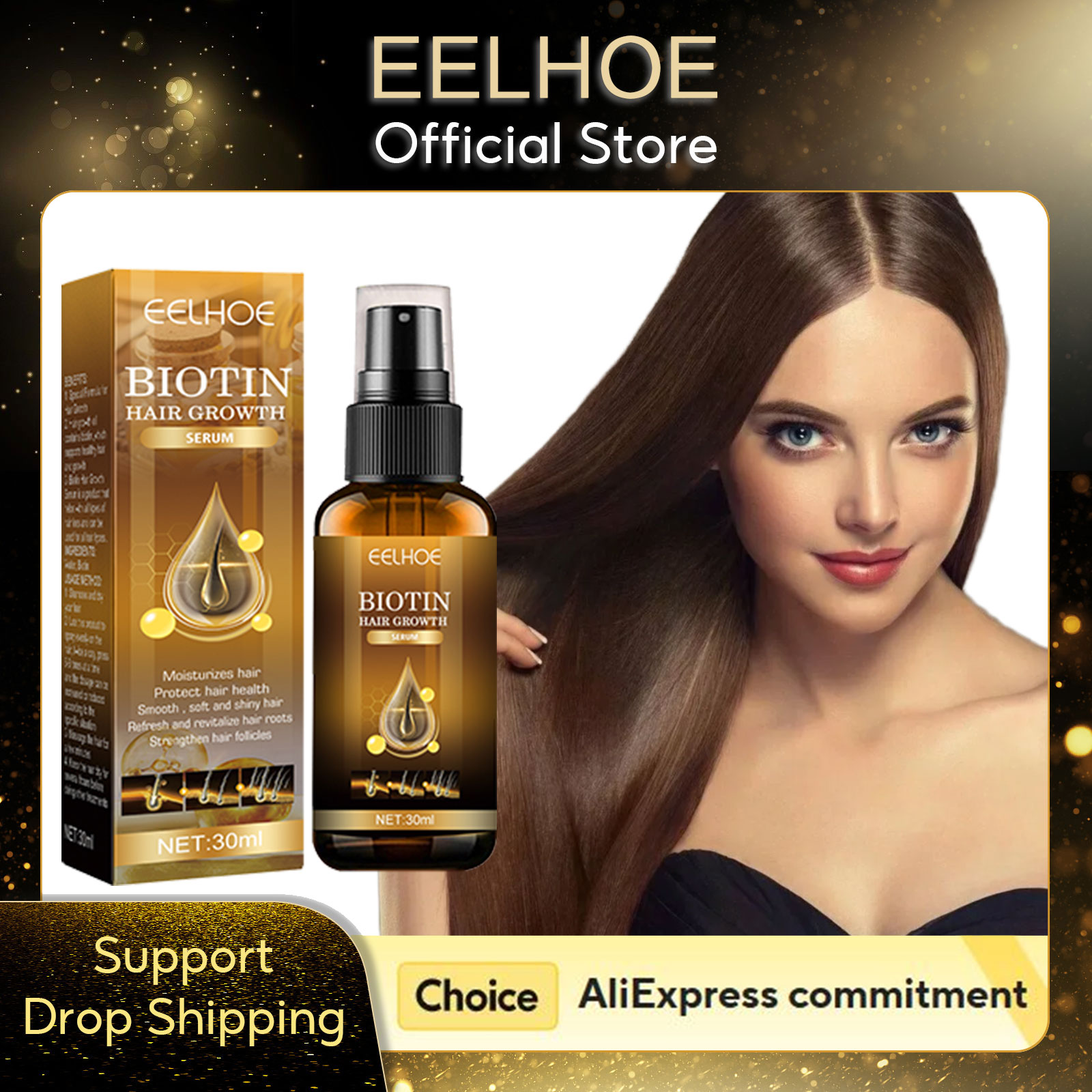 EELHOE Biotin Hair Growth Seru - Hair Care Natural Products 评论和价格