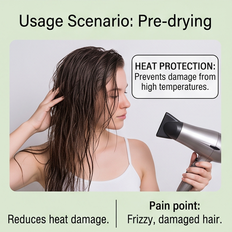 1/2/3/4PCS HAIR CARE ESSENTIAL - Hair Care For Curly Dry Hair 评论和价格