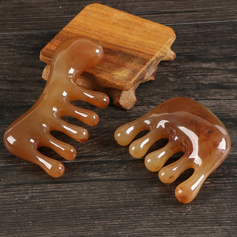 Natural Ox Horn Gua Sha Tools  - Hair Care Nature 评论和价格