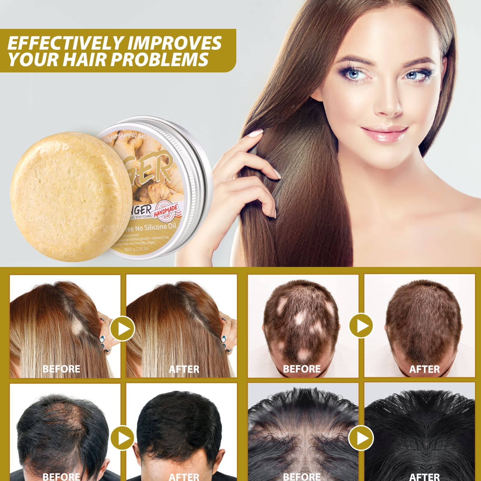 Ginger Shampoo for Hair Anti H - Hair Care Loreal 评论和价格