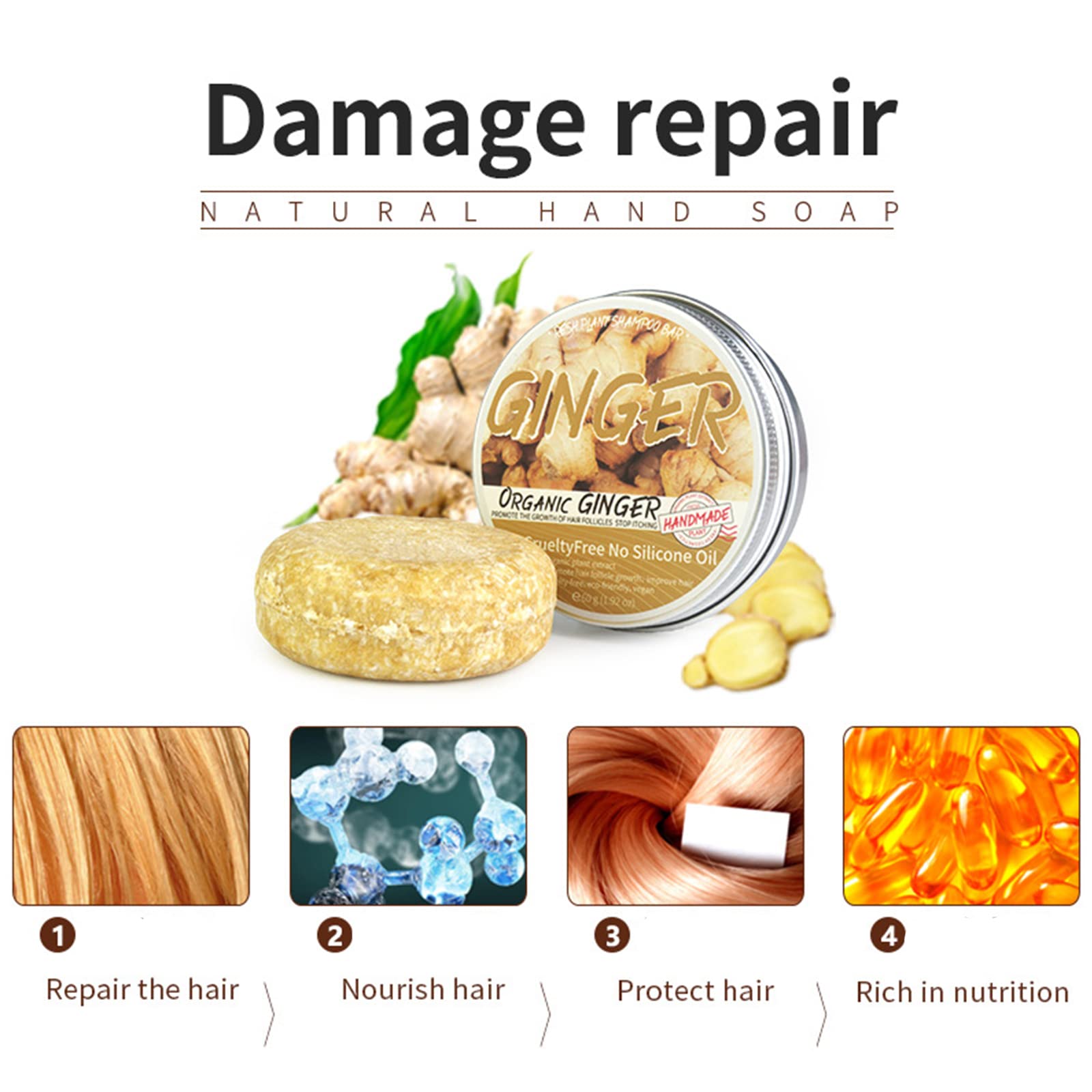 Ginger Shampoo for Hair Anti H - Hair Care Loreal 评论和价格