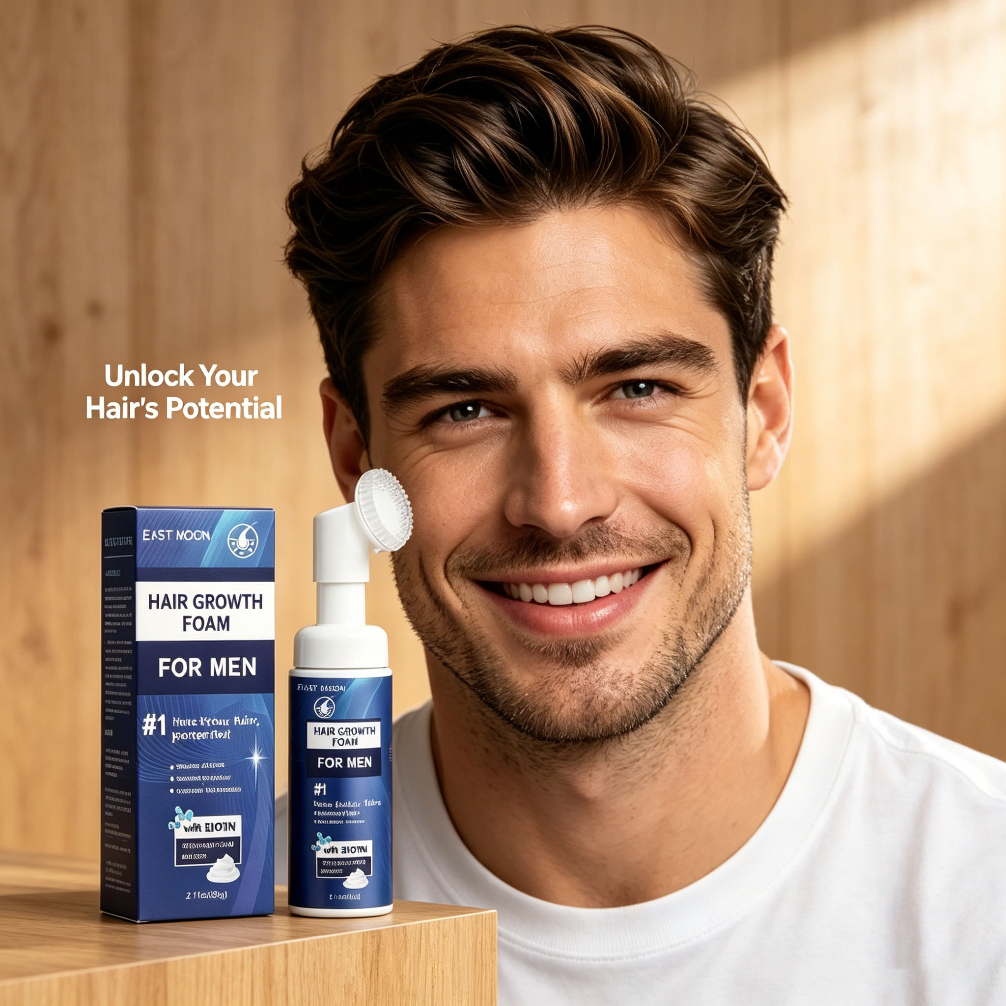 Hair Growth Foam Silicone Brus - Hair Care For Hair Loss 评论和价格