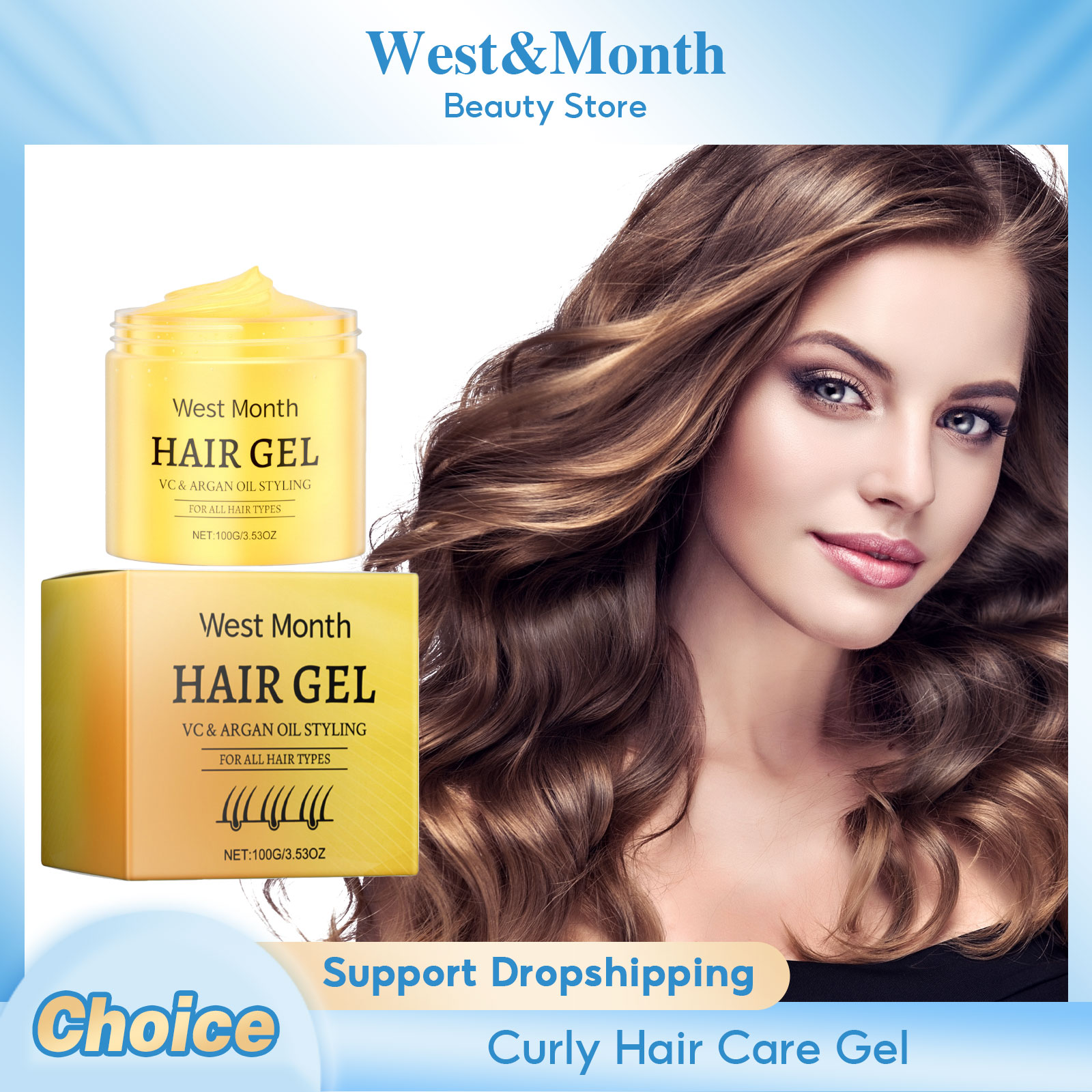 Curly Hair Care Cream Big Wave - Hair Care For Curly Dry Hair 评论和价格
