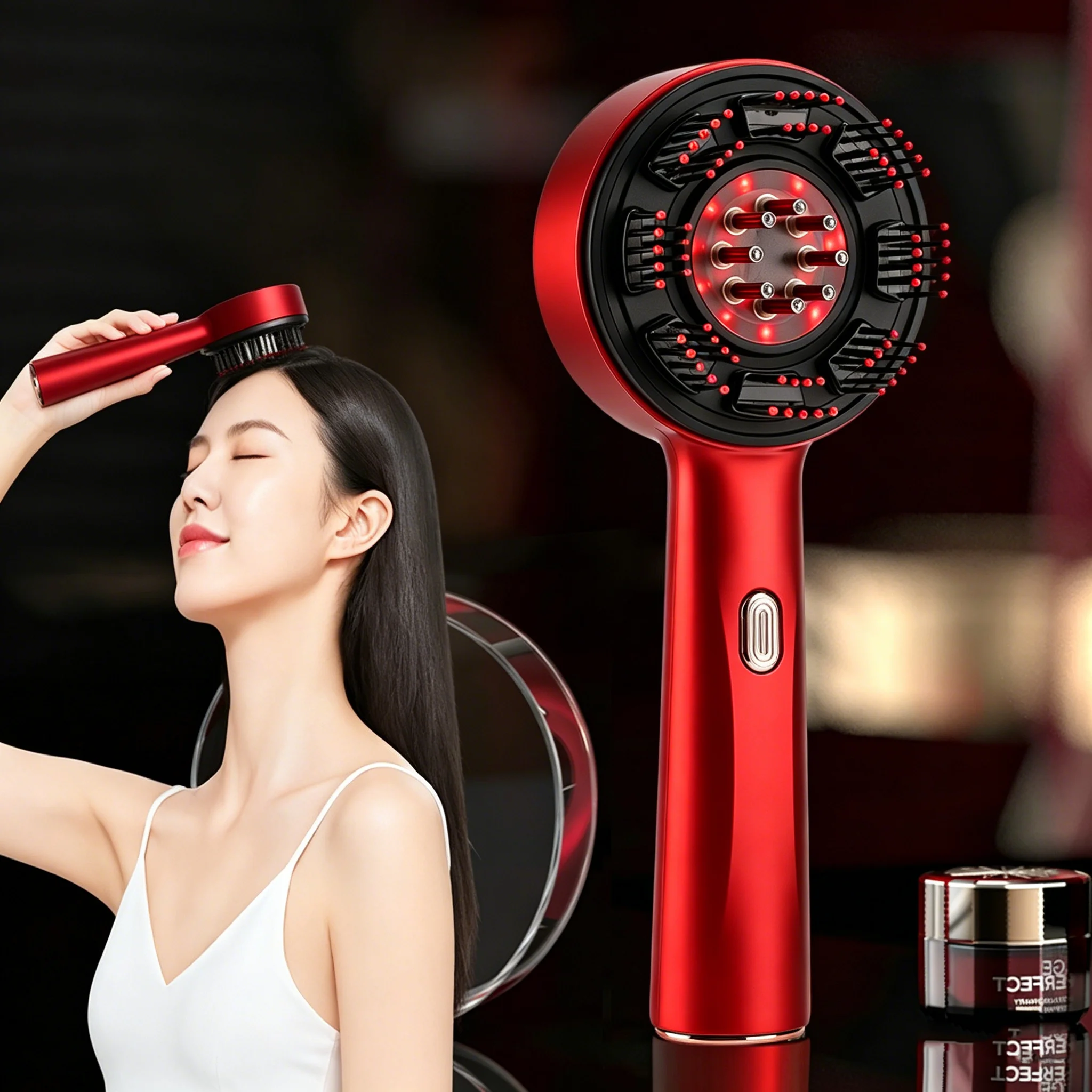 Electric Massage Comb Portable - Hair Care For Hair Loss 评论和价格