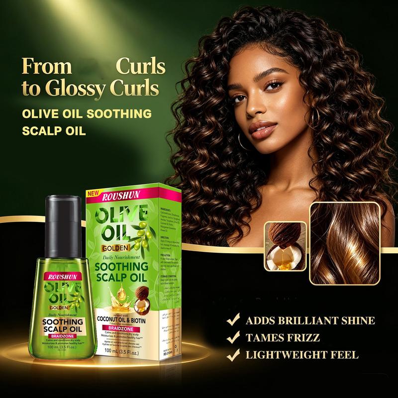 100ml Olive Oil Scalp Oil Smoo - Hair Care Fragrance Essential Oil 评论和价格
