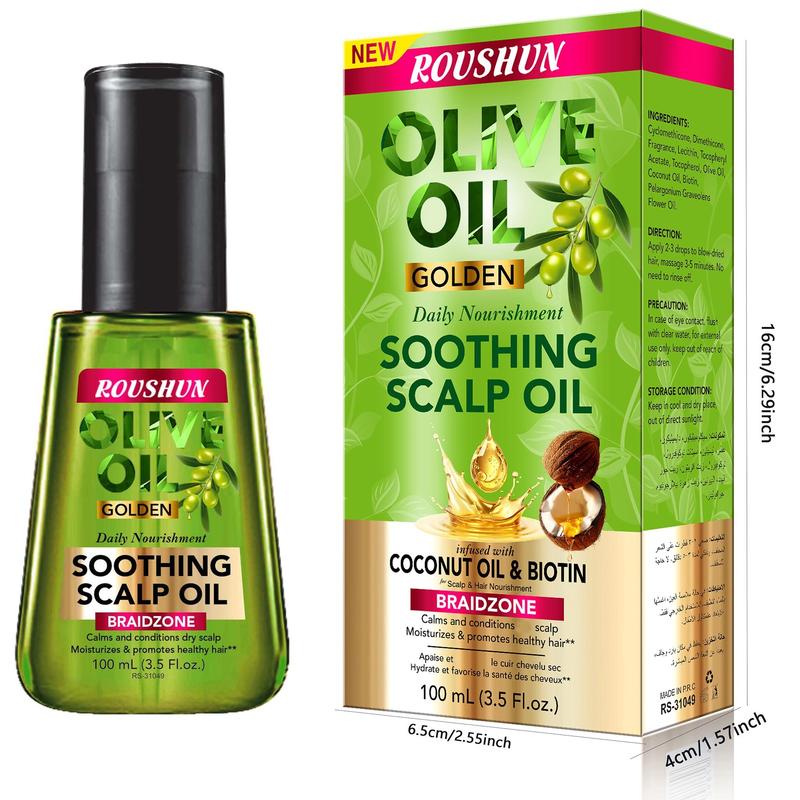100ml Olive Oil Scalp Oil Smoo - Hair Care Fragrance Essential Oil 评论和价格