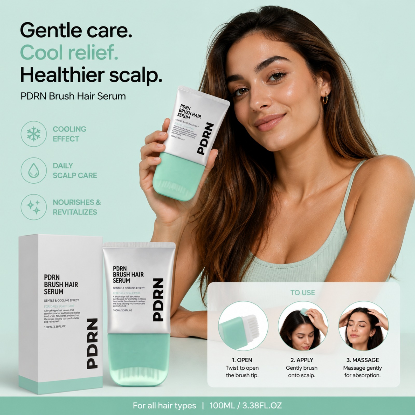 PDRN Hair Serum Centella Scalp - Hair Care Korean Products 评论和价格