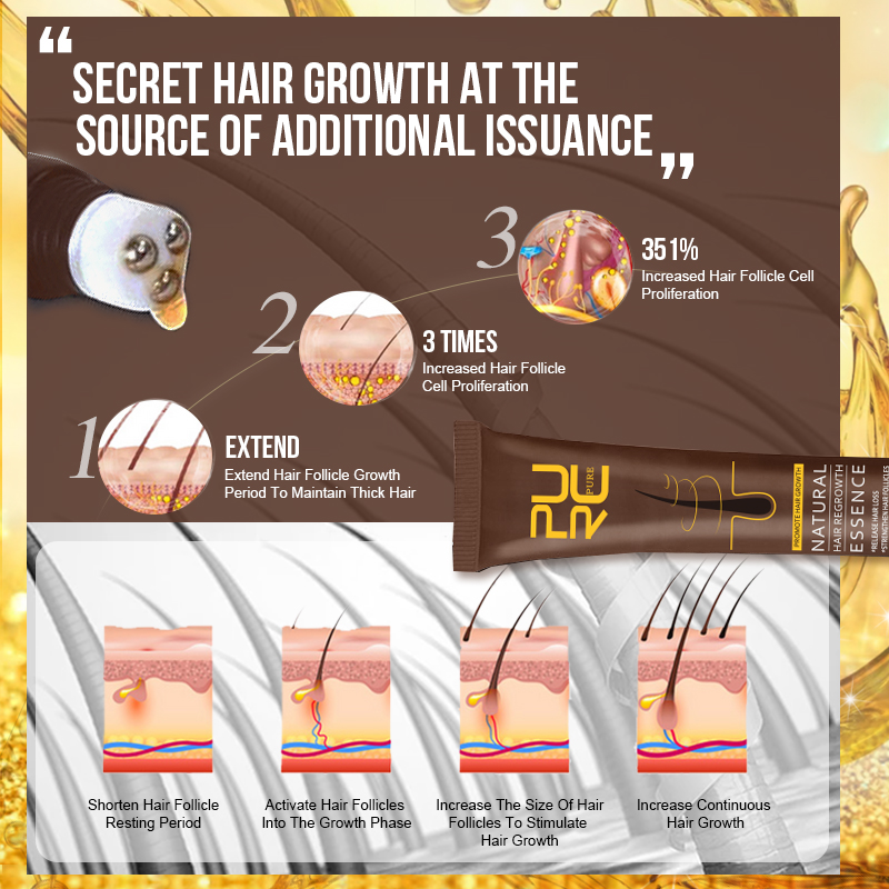 PURC Hair Growth Serum for Men - Hair Care Fragrance Essential Oil 评论和价格