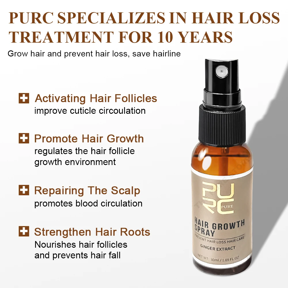 PURC Ginger Hair Spray Root St - Hair Care Oil Serum 评论和价格