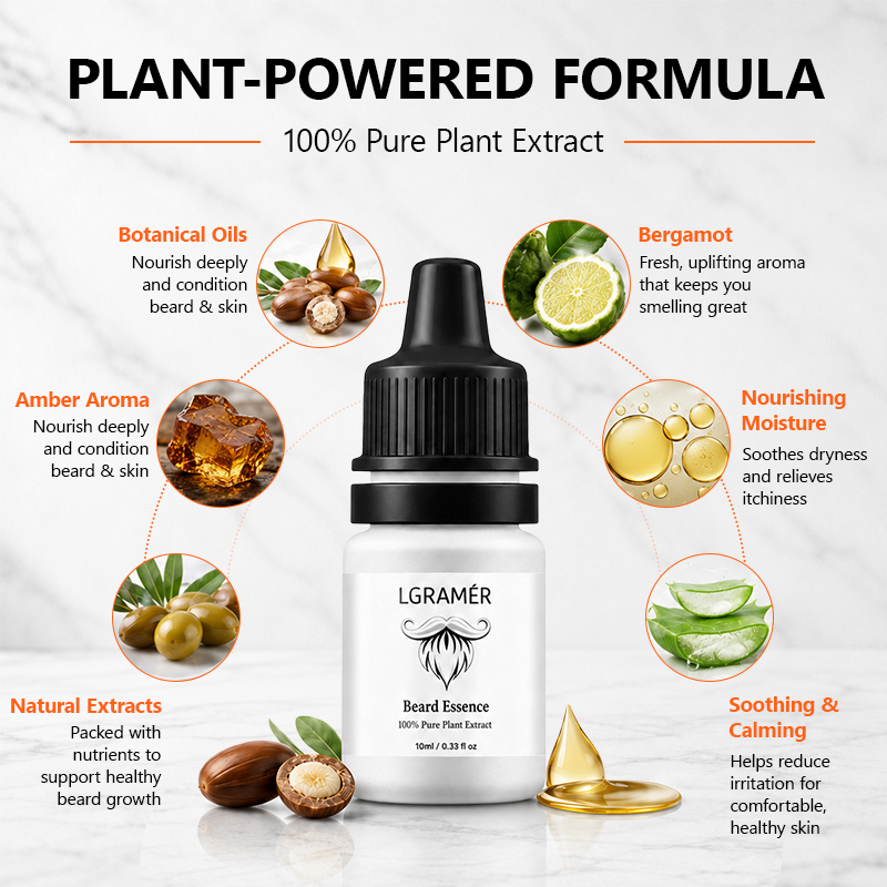 Men's Beard Growth Serum Nouri - Hair Care Oil Serum 评论和价格