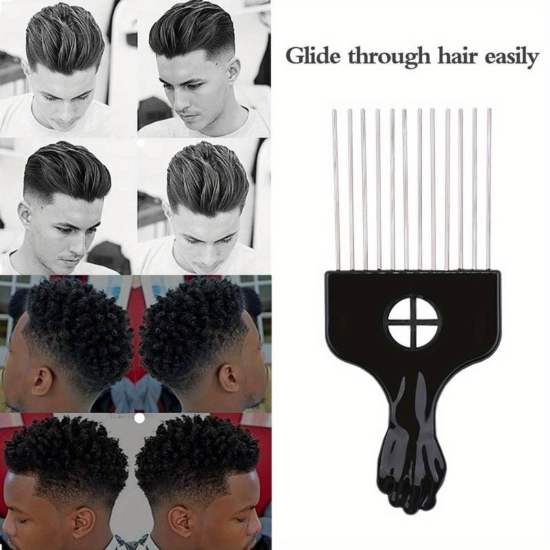 2Pcs Metal Afro Pick Combs for - Afro Pick Comb 评论和价格