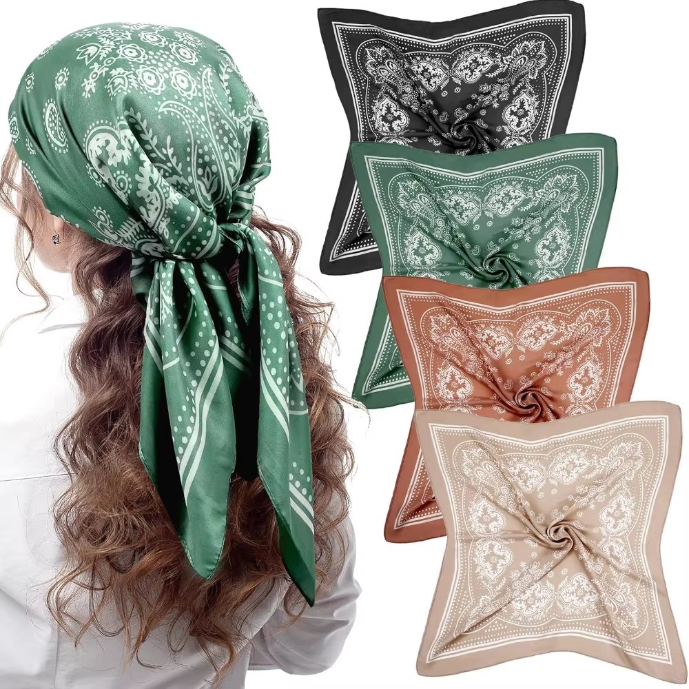 Luxury Brand Silk Square Paisl - Hair Care Brand 评论和价格