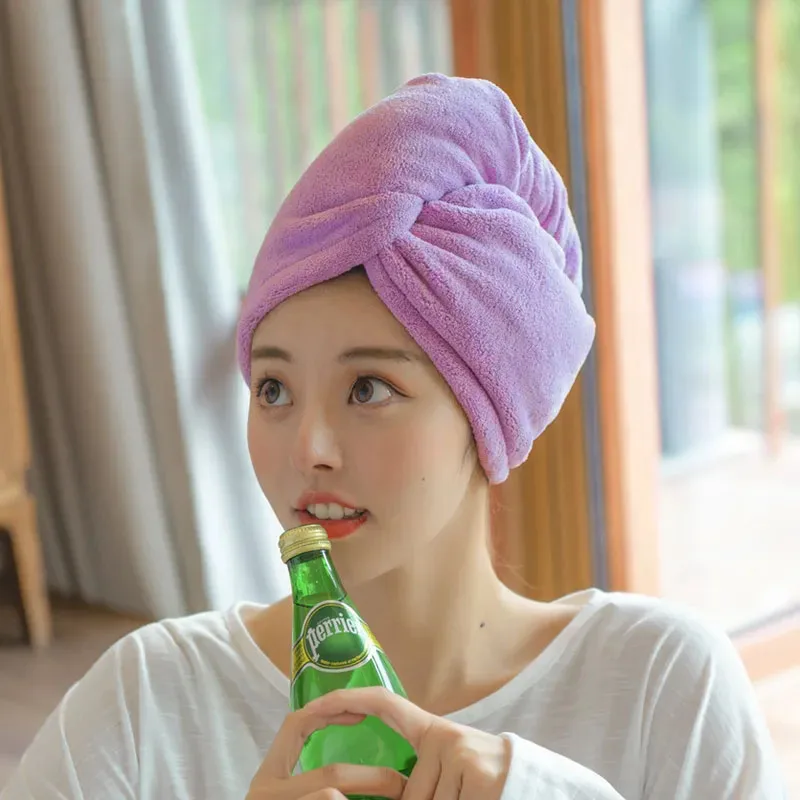 Dry Hair Cap Sports Towel Fibe - Hair Care Loreal 评论和价格