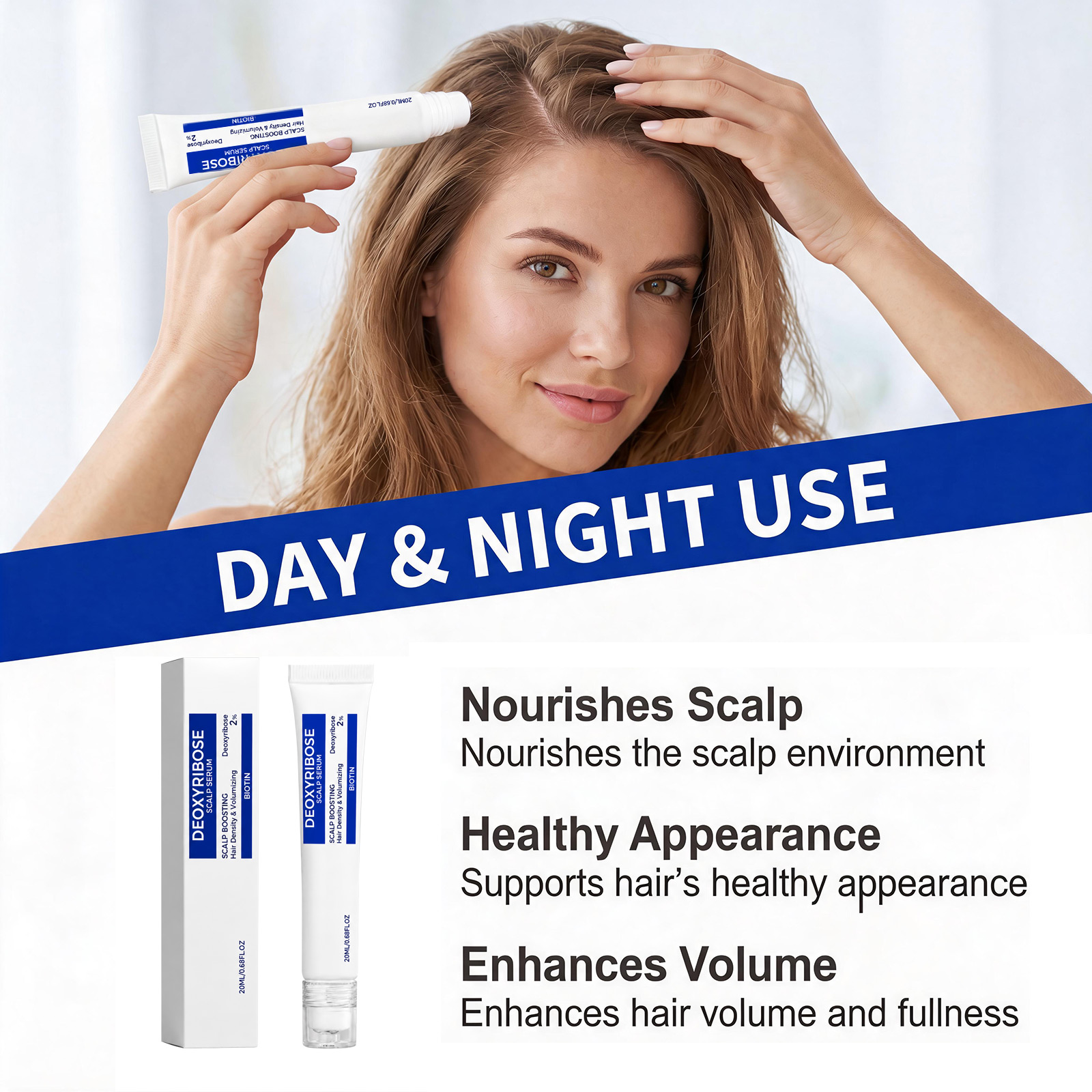 Scalp Serum with Deoxyribose A - Hair Care Oil Serum 评论和价格