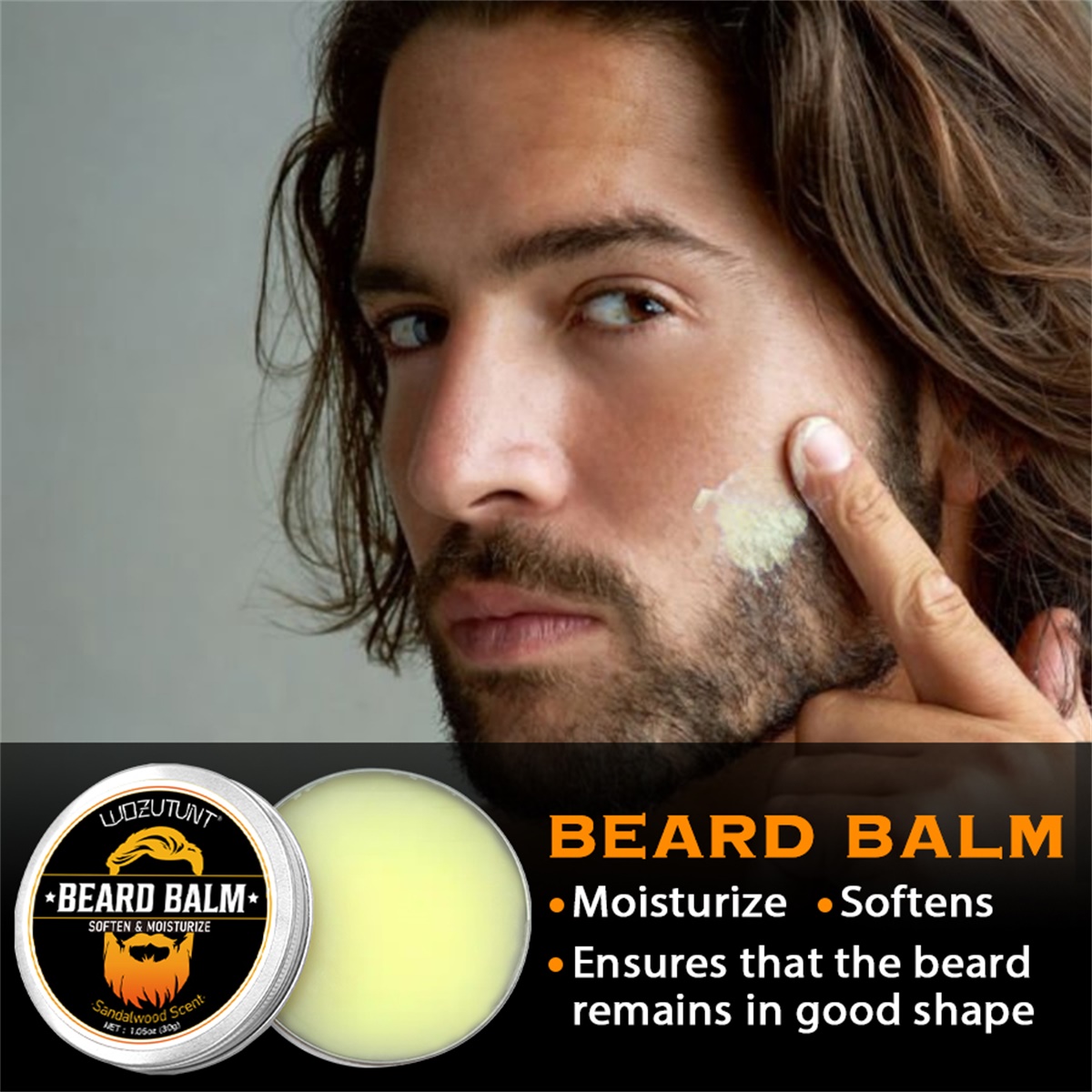 Beard Wash Moustache Balm and  - Hair Care Kit 评论和价格