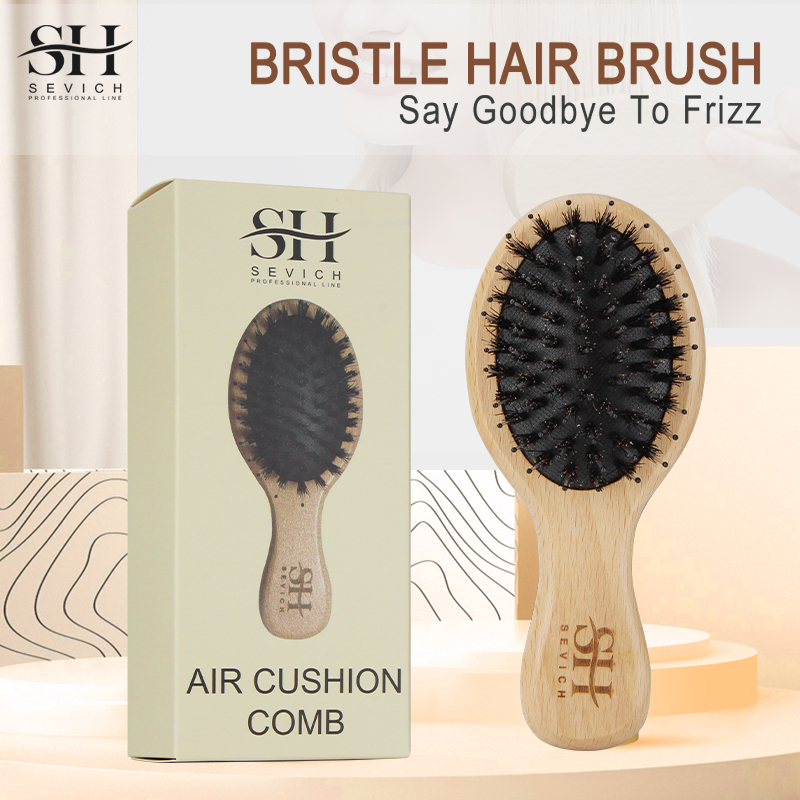 Natural Boar Bristle Hair Fluf - Hair Care Nature 评论和价格