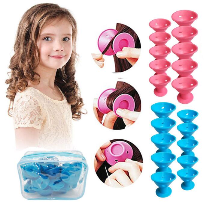 10pcs hair curler  Magic Silic - Hair Care For Curly Dry Hair 评论和价格