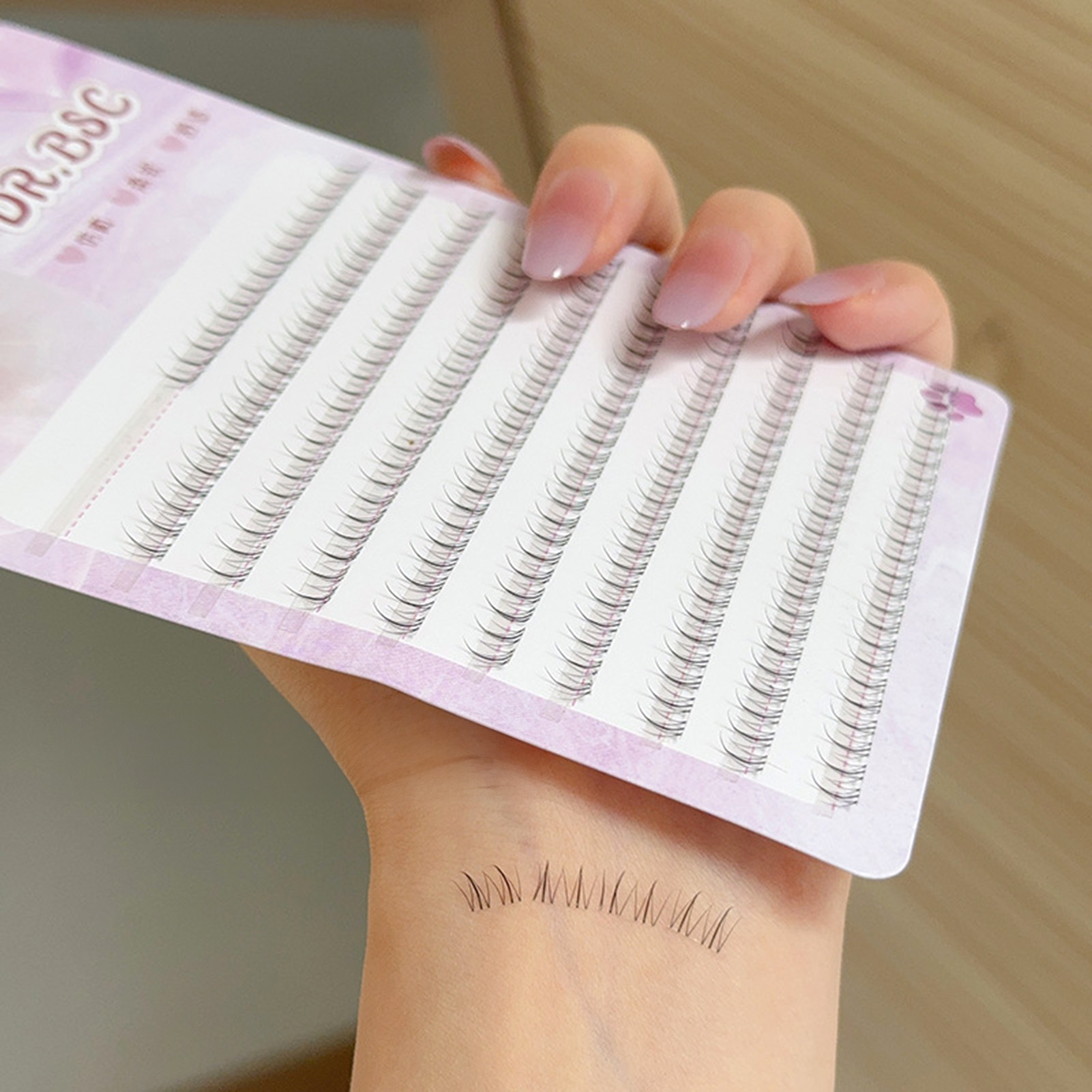 Thin Band Bottom False Eyelash - Hair Care Korean Products 评论和价格