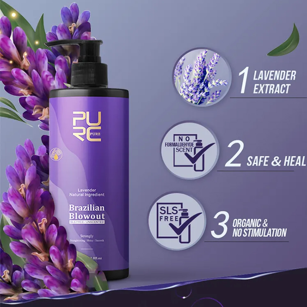 PURC Lavender 12% Brazilian Ke - Hair Care Korean Products 评论和价格