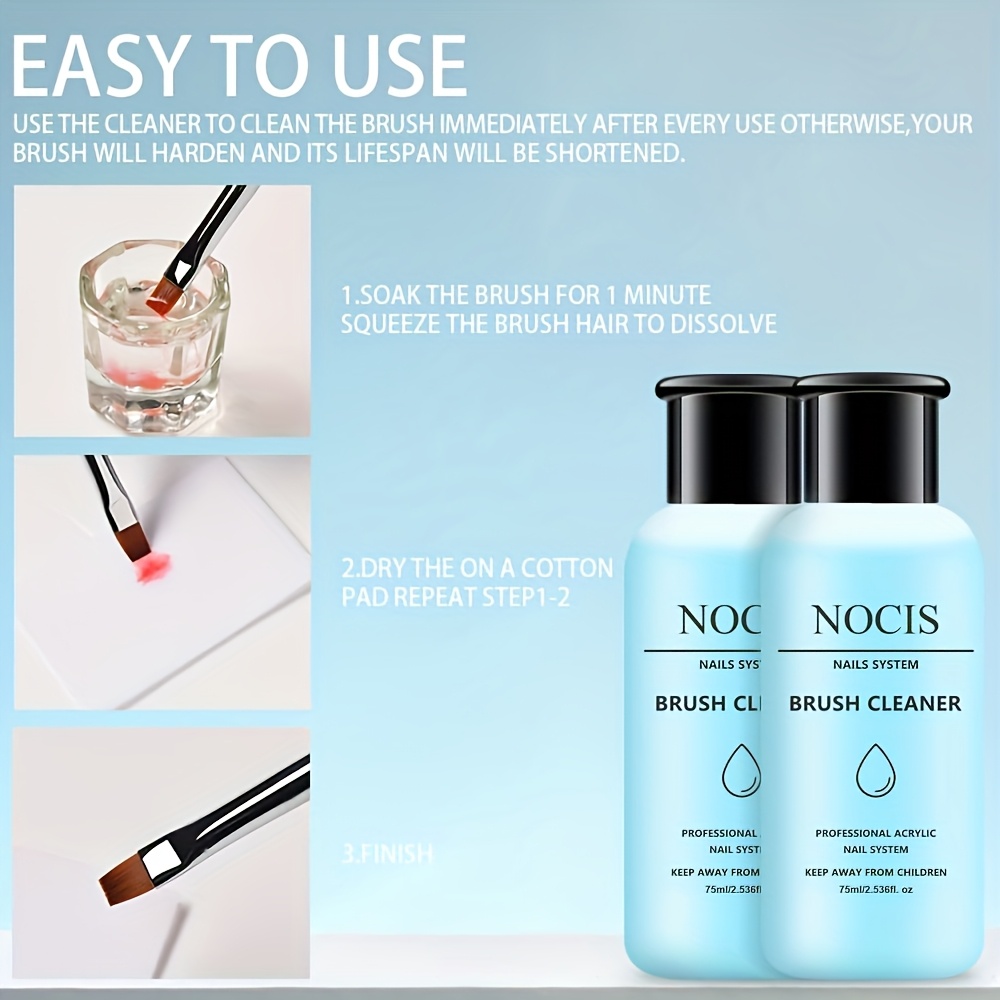 NOCIS 75ml Acrylic Nail Brush  - Hair Care Gel 评论和价格