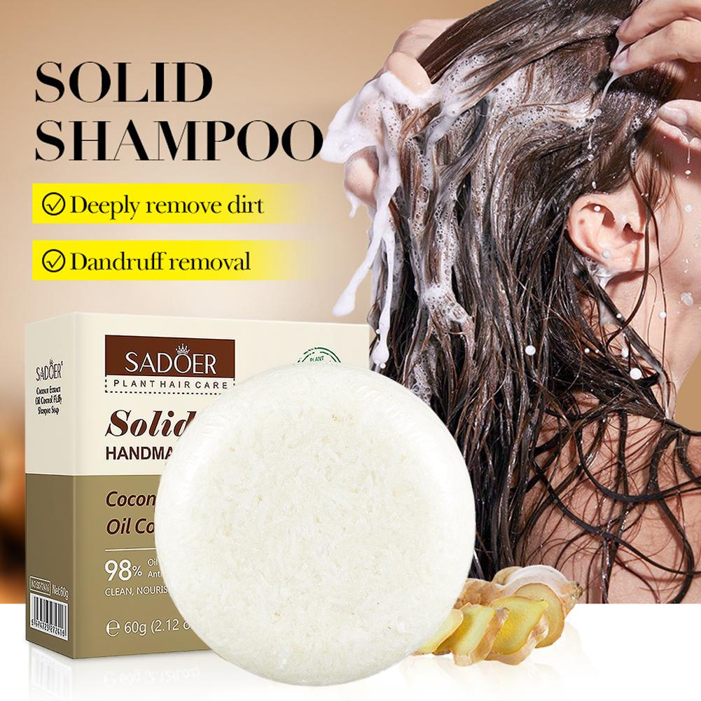 Natural Coconut Shampoo Bar fo - Hair Care Dandruff 评论和价格